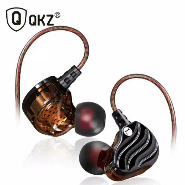 QKZ KD4 with Mic Mini Dual Driver In Ear Earphone HIFI
