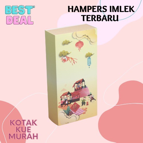 

PROMO Box Hampers Chinese New Year / Kotak Kue Kering Imlek / Dus Parsel - Design 1