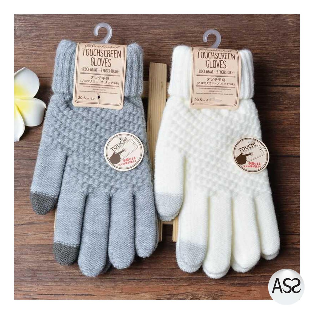 ASS Shop - RIMIUT Sarung Tangan Wanita Touch Screen Winter Women Gloves - ST003