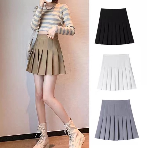 Basic Mini  Pleated Uniform Skirt 2688 (S-XXL)