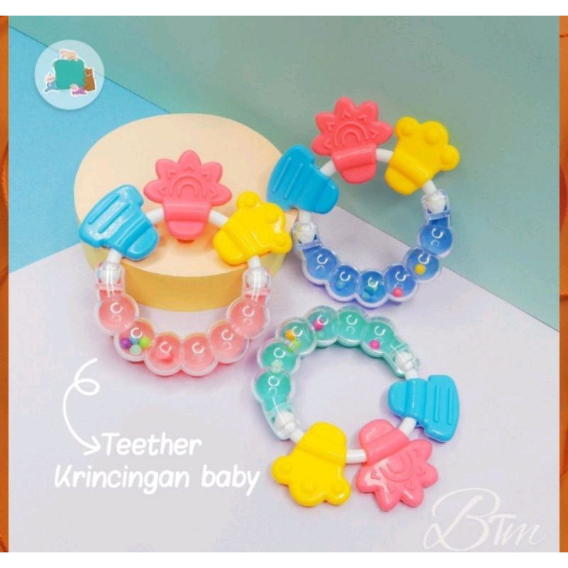 Mainan Genggam Kerincingan Bayi / Gigitan Bayi / Empeng Teether Bayi Baby Toys