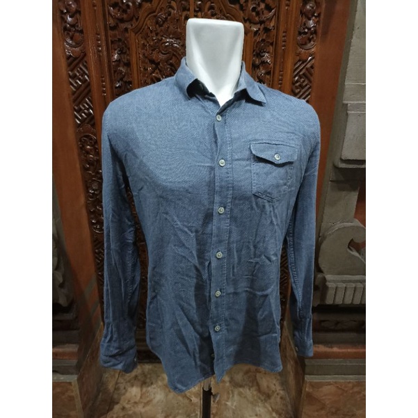 Kemeja Denim Pria ukuran L