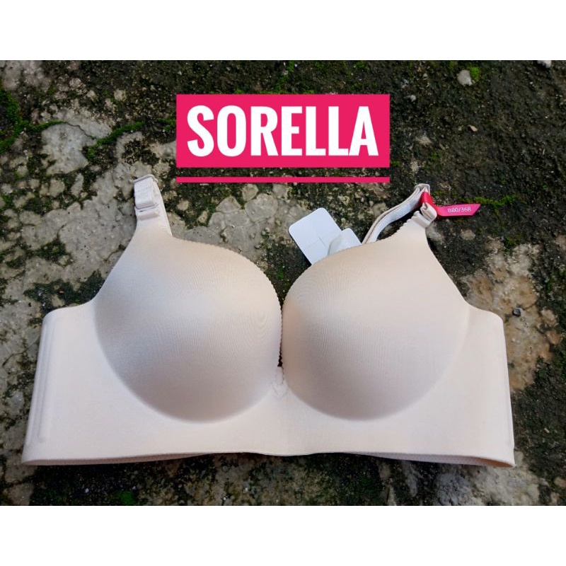 Bra Sorella Seamless Tanpa Kawat Push Up 36B