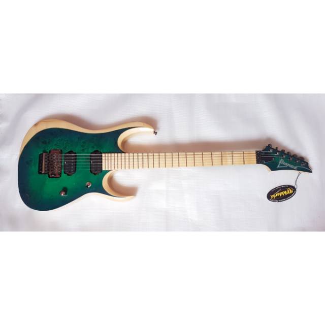 Gitar elektrik / gitar ibanez iron label green