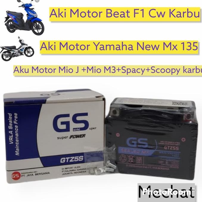 Aki Motor Yamaha Xeon RC GTZ5S GS E Aki Kering MF dijamin