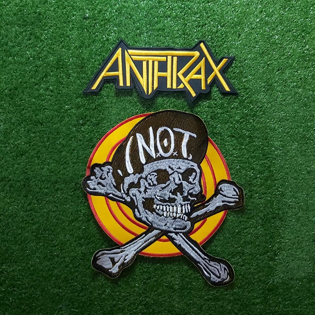 Backpatch Patch Bordir Besar Emblem Jaket Punggung Motif Band Patch keren