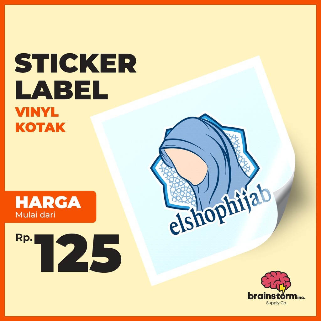 

STIKER LABEL VINYL KOTAK - CETAK LABEL KEMASAN PRODUK MAKANAN BOTOL MINUMAN KUE BAKERY OLSHOP