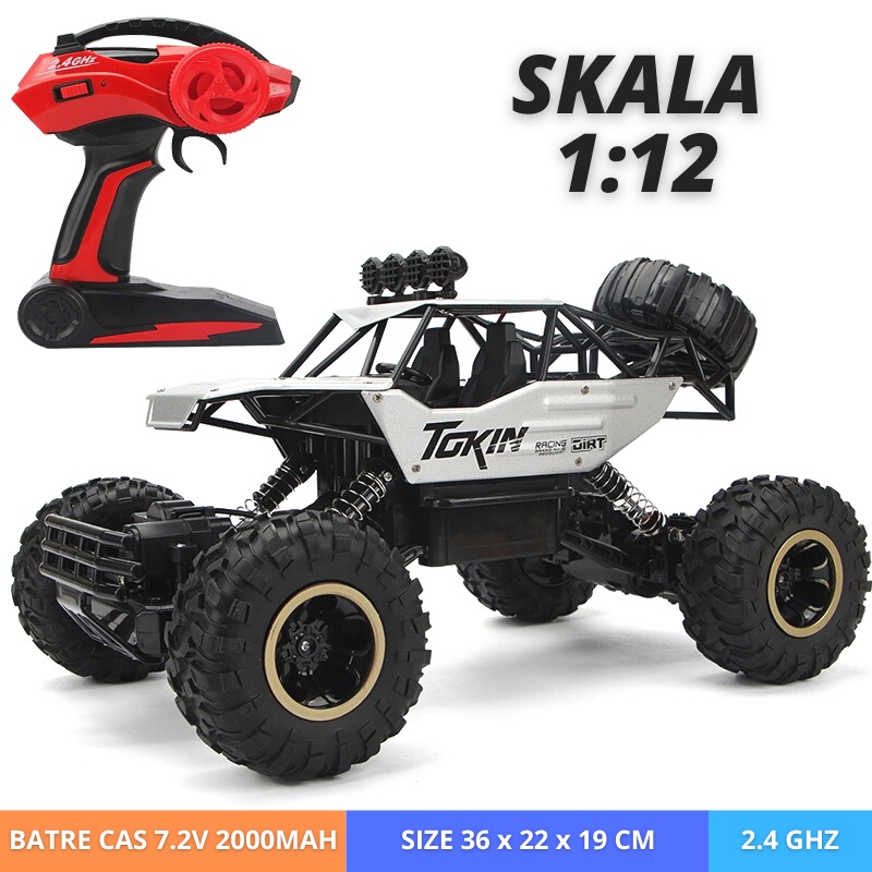 Mobil Remote Control Besar Offroad 4WD Skala 1:12