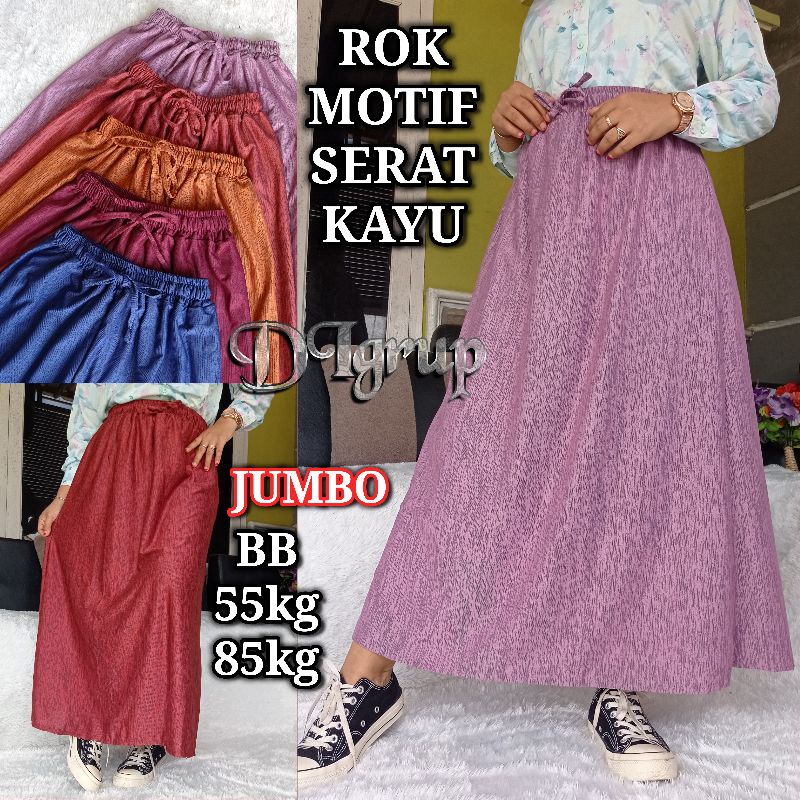 ROK MOTIF SERAT KAYU UKURAN JUMBO BB MAX 85KG / ROK A JUMBI / ROK LEBAR JUMBI / ROK MAYUNG JUMBO / ROK BIG SIZE / ROK SIZE XXL / ROK A JUMBO MOTIF SERAT KAYU KUALITAS PREMIUM / ROK TALI SERUT JUMBO / SHOLIHATSTORE