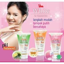 ☘️ CHAROZA ☘️ Viva White Clean &amp; Mask Refreshner For All Skin Types / Oily-Acne Skin / Dry-Fine Wrinkle Skin 50 Gr