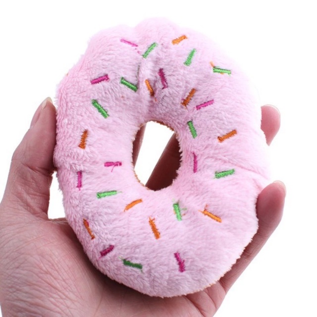 Donut squeak toy