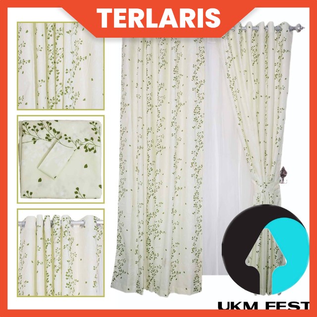 Gorden Minimalis Smokring Katun Gorden Blazer Gorden Jendela-Pintu Terlaris &amp; Termurah GARANSI 100%!