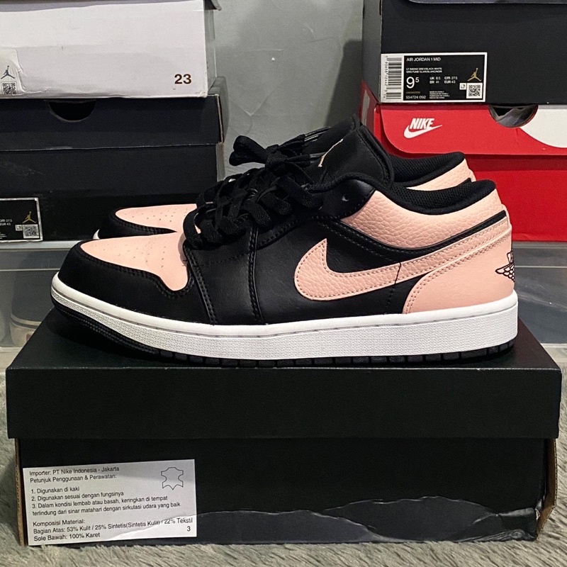 Nike Air Jordan 1 Low Crimson Tint *100% Original