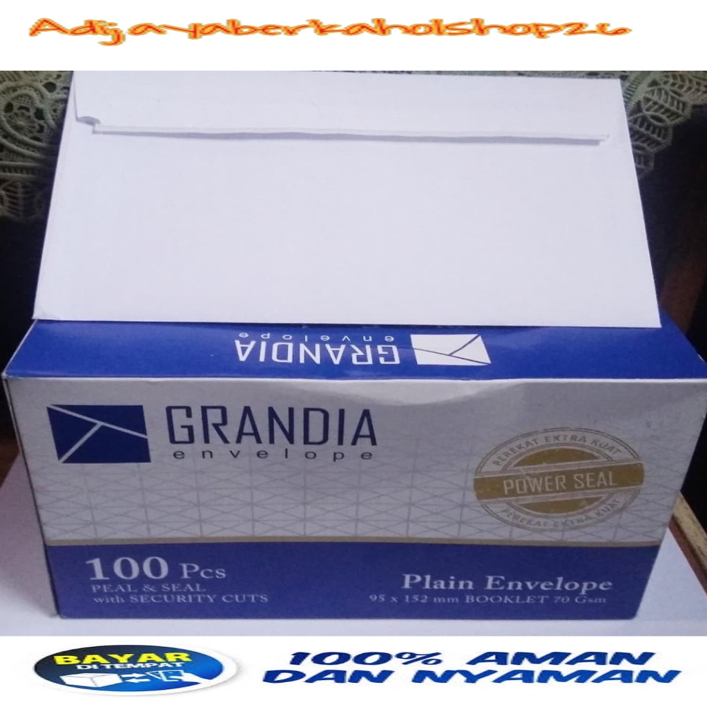 

AMPLOP GRANDIA ISI 100PCS