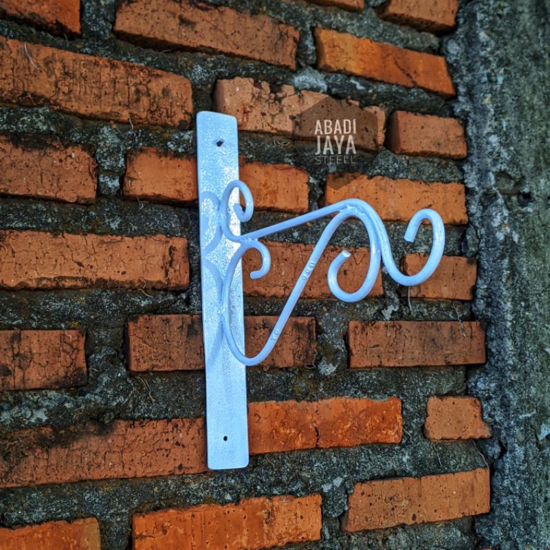 Gantungan pot tanaman dinding besi / Gantungan dinding serbaguna