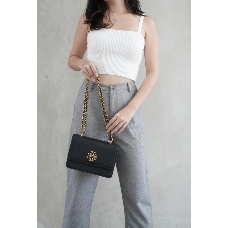 TB Britten Flap Crossbody Bag