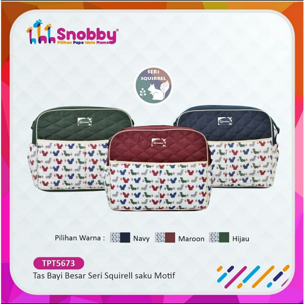 SNOBBY TAS Bayi SWAN Series Line Series KECIL DAN MEDIUM TPT5971 TPT5972 TPT 1672