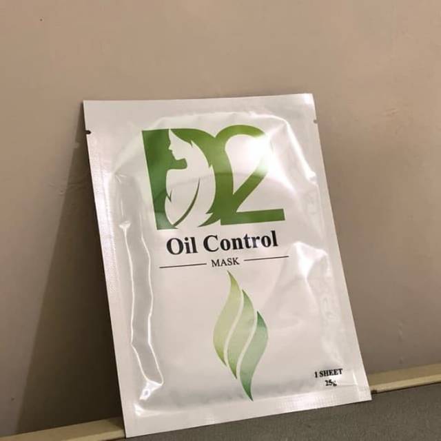 D2 med oil control mask masker oily acne harga per sachet