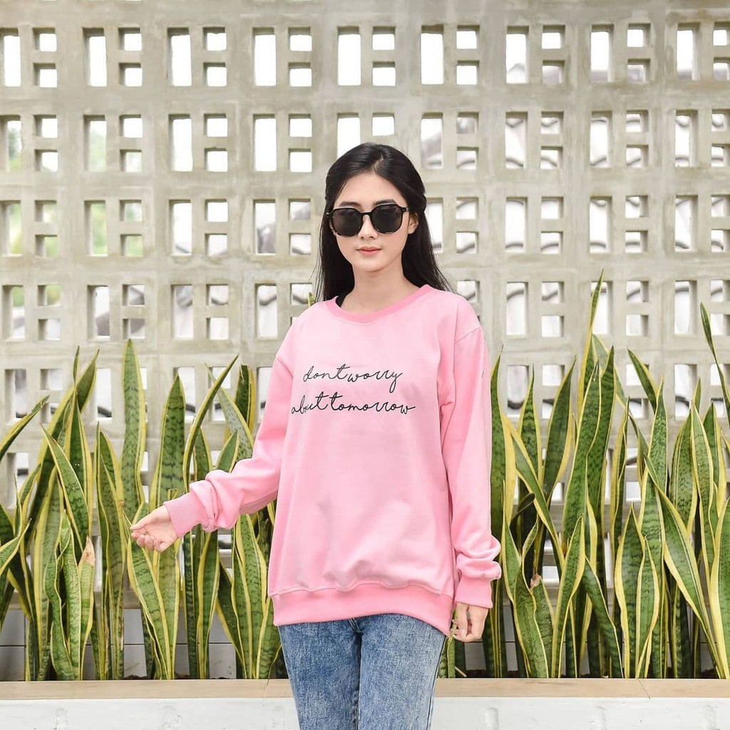 Nara Grosir - Dont Worry About Tomorrow | Fashion Terkini | Sweater Termurah