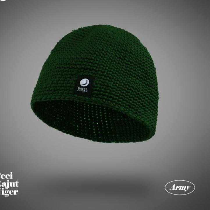 Peci Rajut Niger | Peci Rajut Tebal | Kupluk Pria