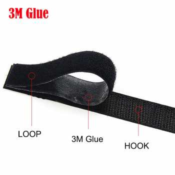 Lakban Velcro Hook and Loop Magic Nylon Sticker 1M / Lakban Velcro Perekat Lakban Velcro Loop N Hook Lakban Perekat Ajaib / Velcro Perekat Bulat Lakban Kuat Serbaguna Lakban Kuat Perekat Barang Lakban Kuat Anti bocor / Perekat Lakban Magic 3M Panjang 1 M