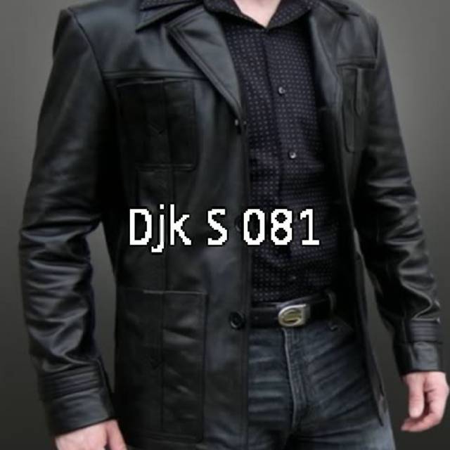 Jaket kulit asli jaket safari jas