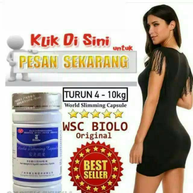 BIG SALE Obat Pelangsing Badan Biolo WSC GMP ORI HERBAL