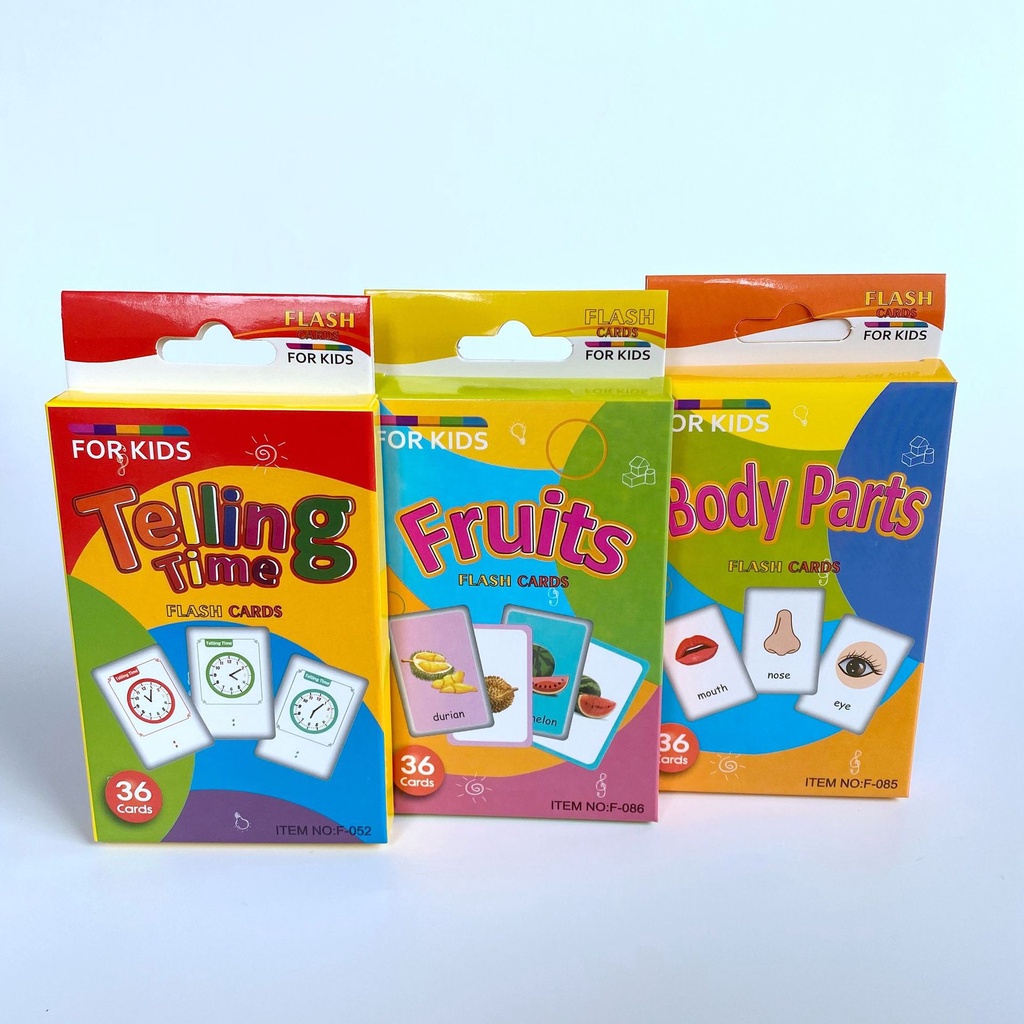 TweedyToys - Flash Cards For Kids / Kartu Pintar Anak / Flashcard English Edukasi