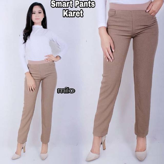 EZRAZ WANITA/ CELANA KERJA PINGGANG KARET