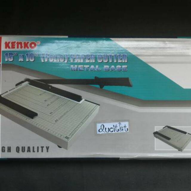

Kenko Peper Cutter / Alat Pemotong kertas Folio 15"x10
