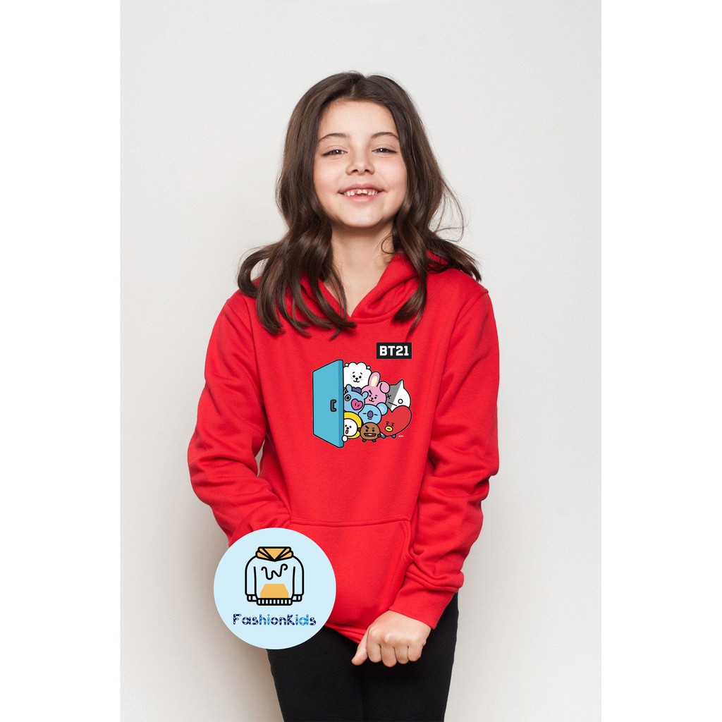 Hoodie Anak BTS BT21 Uniqlo Premium high quality