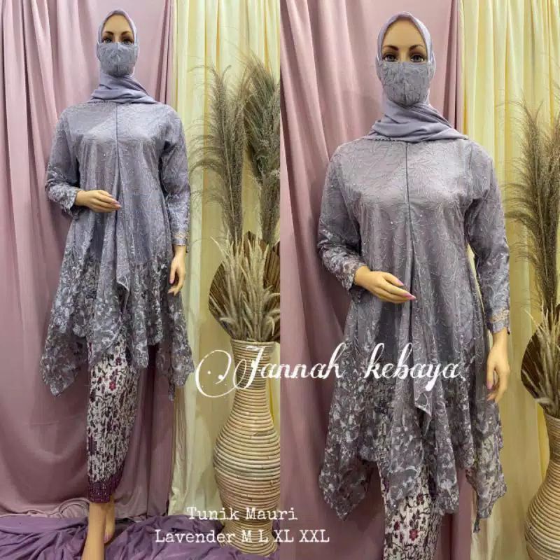 KEBAYA MAURI JANNAH ~ KEBAYA UMBRELLA BROKAT TULLE ~ KEBAYA TUNIK BROKAT TULLE ~ KEBAYA TUNIK WISUDA