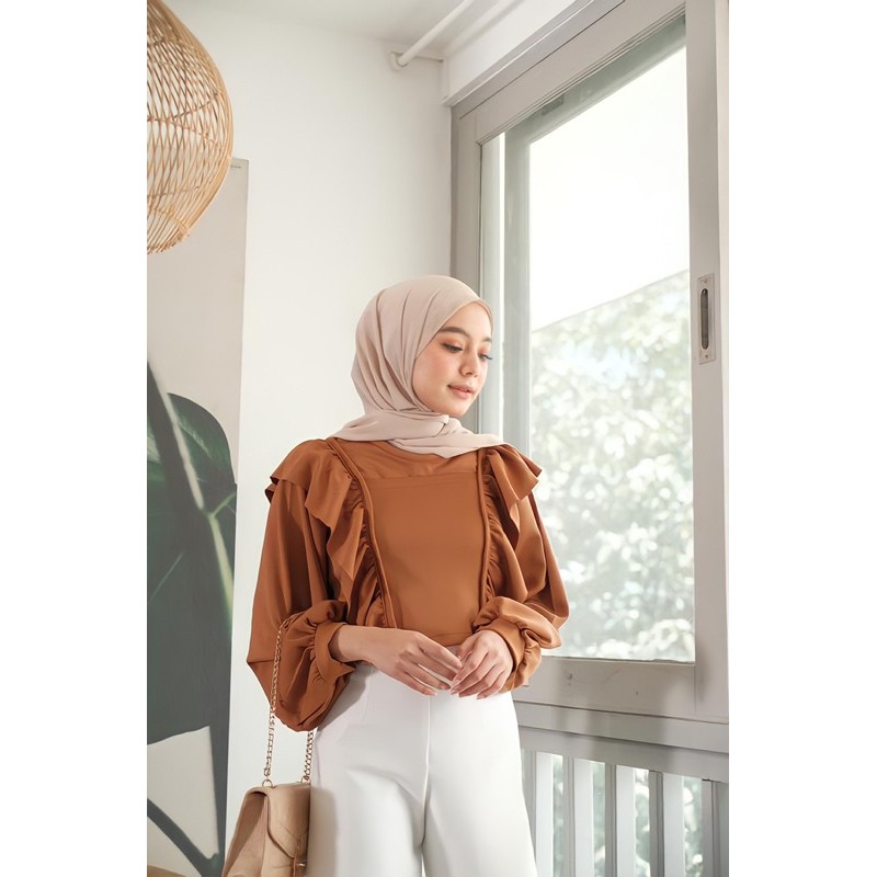 Ziya Blouse Blouse Atasan Wanita Blouse Wanita Atasan Terlaris Pakaian Wanita Atasan Shopee Indonesia