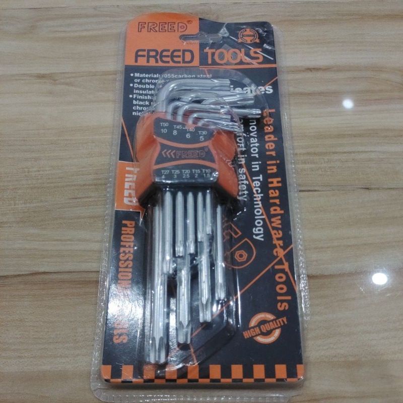 FREED kunci L set bintang 9pcs / kunci L bintang set FREED