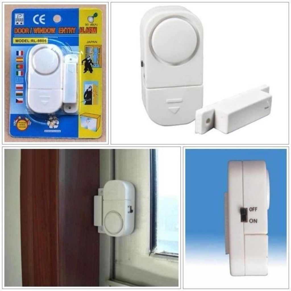 Alarm Anti Maling Bunyi Alarm Anti Maling Pencuri Jendela Kaca Pintu Rumah Toko Keamanan