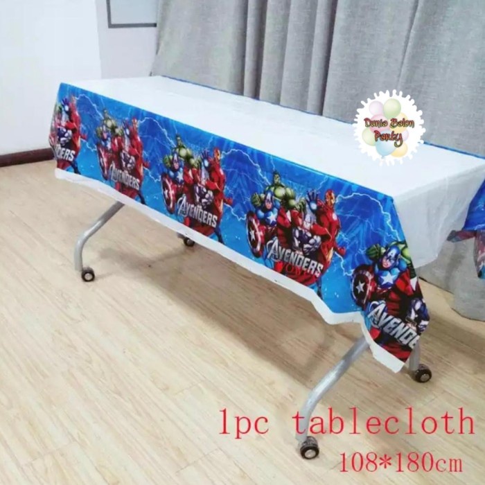 Table Cover / Taplak Meja Karakter Superhero Avengers