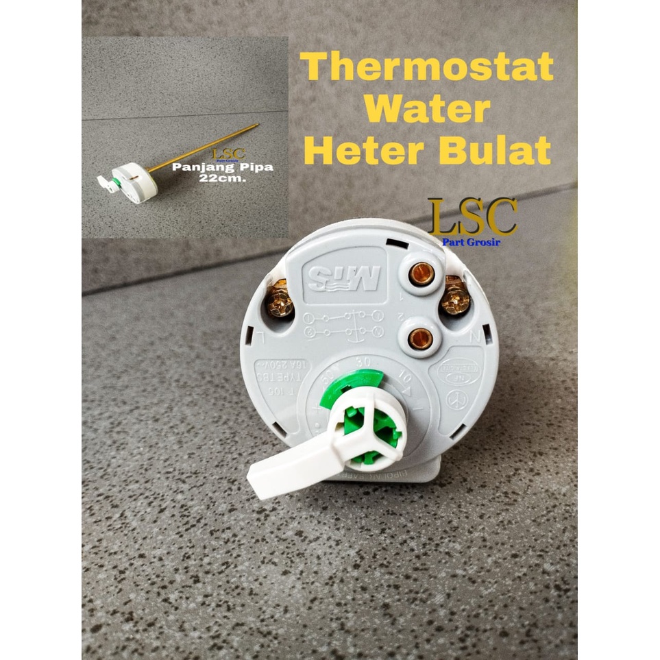 Jual Thermostat Water Heater Ariston 22 CM T105 Termostat Thermowatt