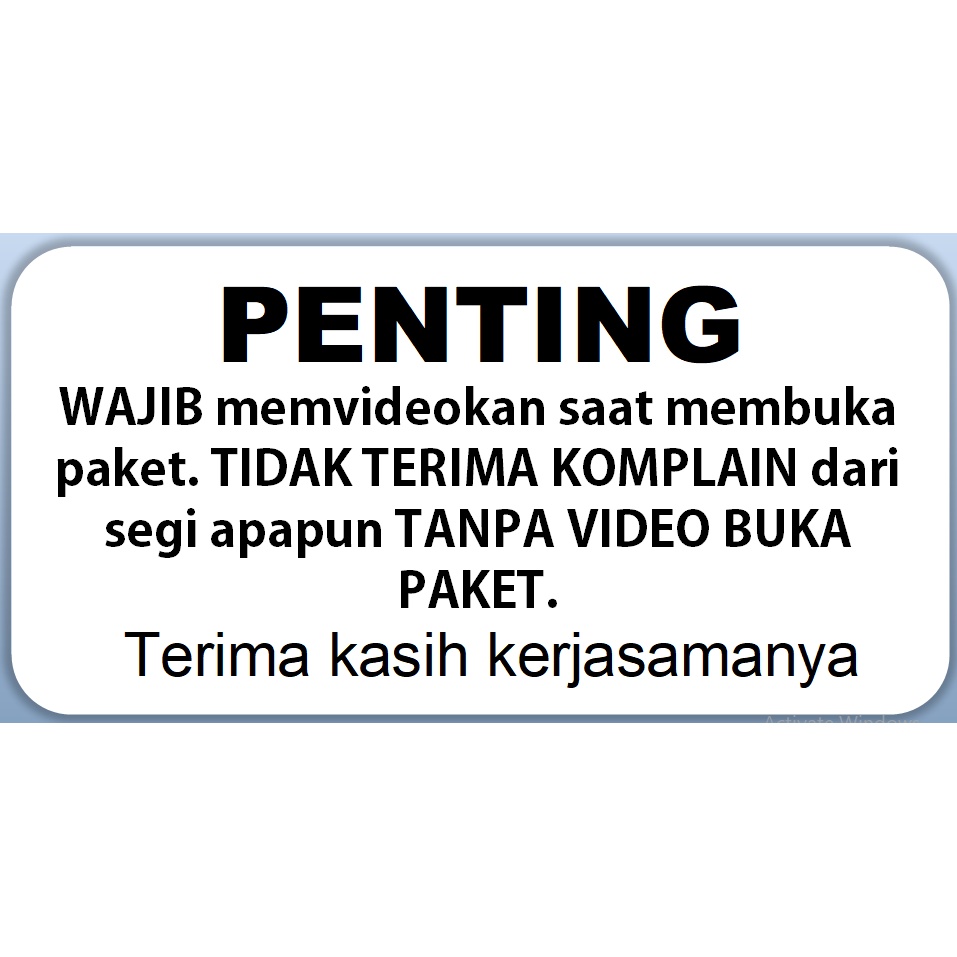 

RB STIKER LABEL VIDEO UNBOXING / VIDEO BUKA PAKET CUSTOM REQUEST STICKER FRAGILE BARANG MUDAH PECAH