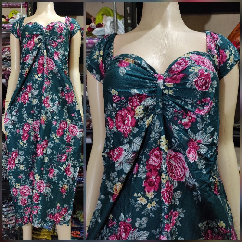 Daster Baju Bali Jupita Lengan Pita Panjang LD 110/XL