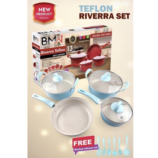 PANCI TEFLON 13pcs RIVERRA SET