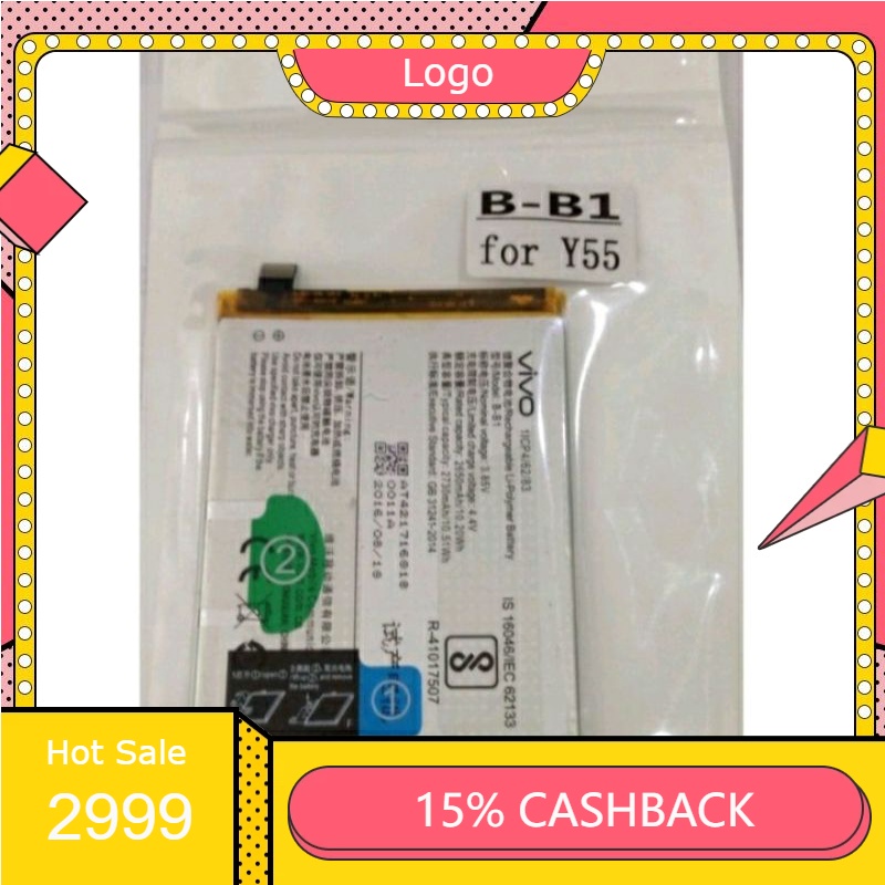 Bateray Batre Baterai Vivo Y55 Y55S B-B1 ORI