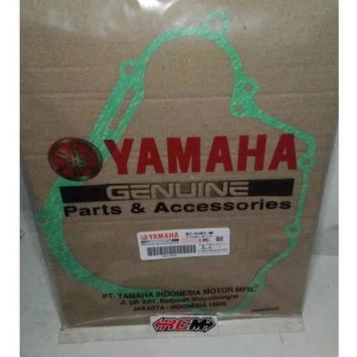 3C1-E5461-00 PAKING PERPAK GASKET COVER KOPLING KANAN VIXION OLD LAMA OVI NVL NVA ORI YAMAHA ASLI