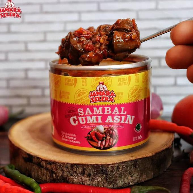 

BARU Sambal Cumi Asin Sambel Baby Cumi Asin Jawara Selera