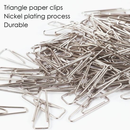 50pcs Paper Clip Penjepit Kertas No.1 Metal clips 1 box kotak