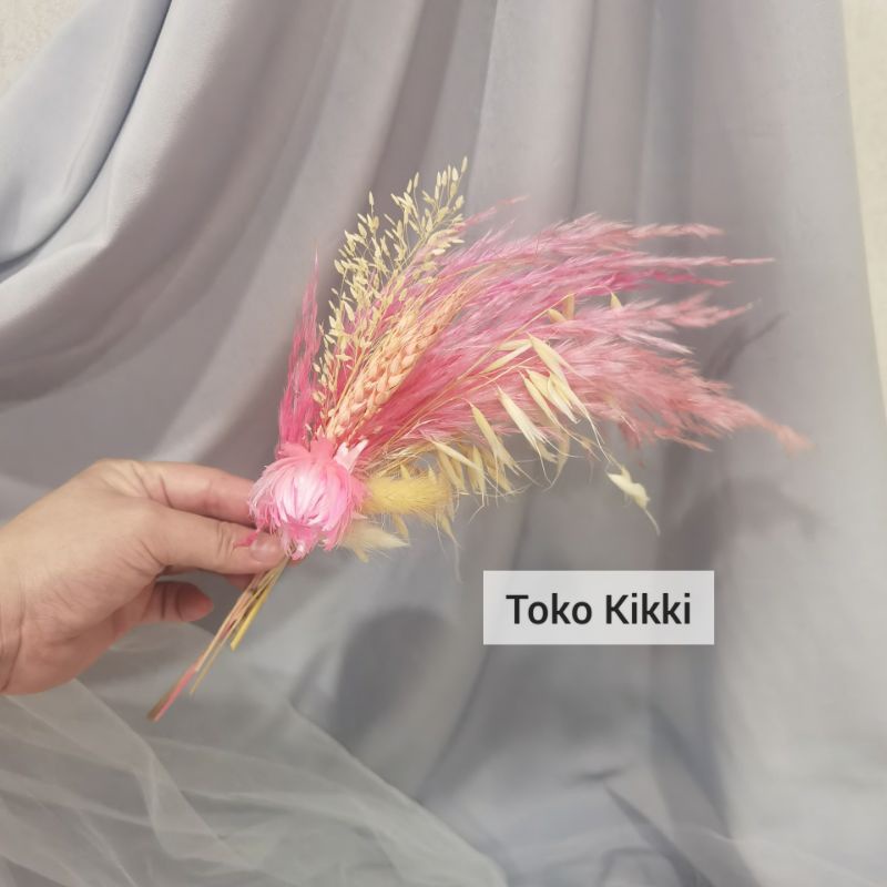 Hiasan Kue / Hiasan Kue Bunga Kering / Pajangan Mini