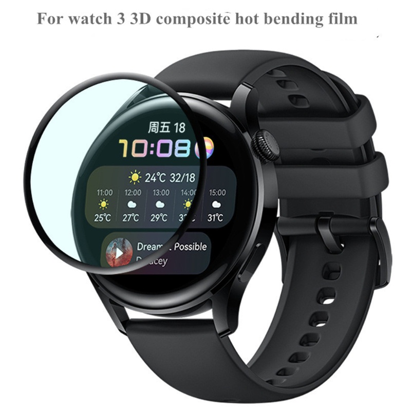 Btsg 2Pcs Pelindung Layar Untuk Jam Tangan3/3pro Strap for Smart Watch Full