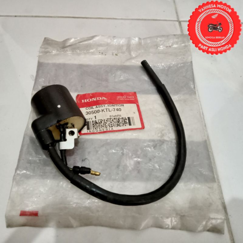 KOIL PENYALAAN PENGAPIAN SUPRA 30500-KTL-740 ORI AHM