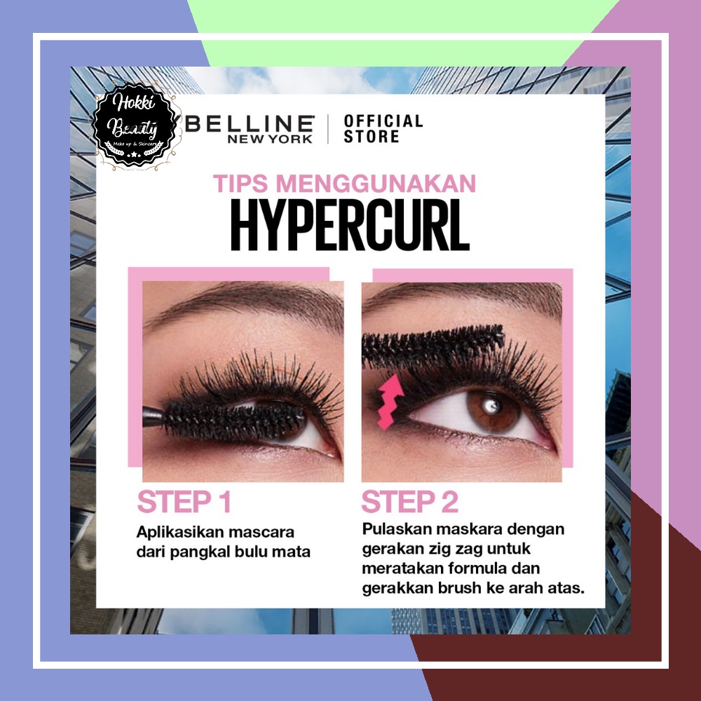 ORIGINAL Maybelline Hypercurl Volum Express Mascara Hyper Curl Maskara