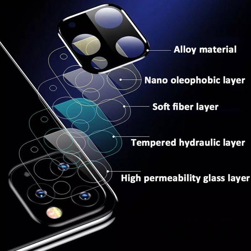 Pelindung Lensa Kamera Belakang Bahan Titanium Alloy Untuk iPhone 13 Pro MAX Mini