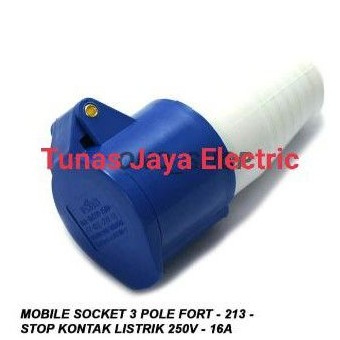 Mobile Socket Industri 3P 16A FORT